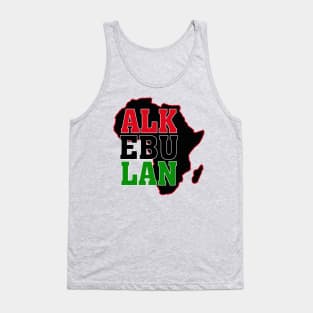 ALKEBULAN - LETTERS & LAND Tank Top